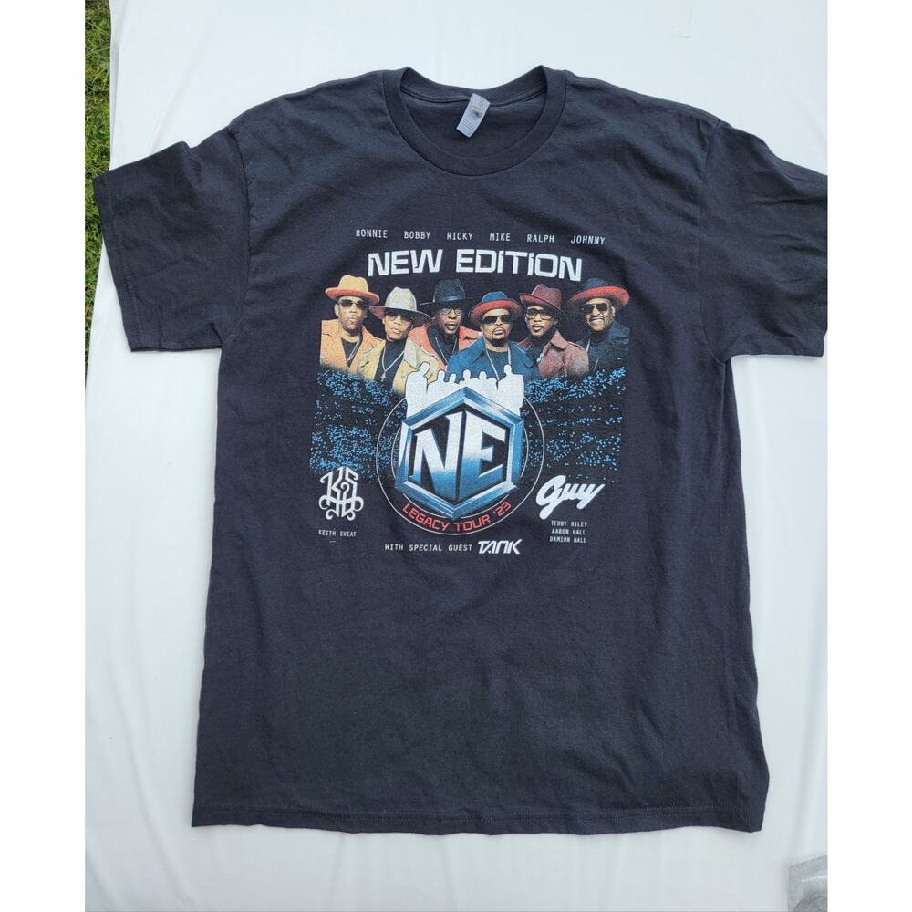 New Edition Legacy Tour 2023 Size Large Concert T-Shirt Black